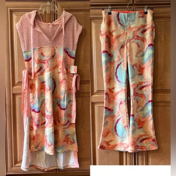 NWT FP Movement $148 All That Set NEW Womens S 2 Piece Top Bottom Free People - Picture 2 of 8